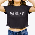 Nibley Utah Timeless Retro Women's Crop Top additional view 3