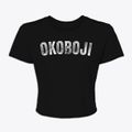 Okoboji Iowa Timeless Retro Women's Crop Top additional view 1