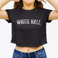 White Hall West Virginia Timeless Retro Women's Crop Top additional view 3