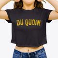Du Quoin Illinois Timeless Retro Women's Crop Top additional view 3