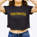 Greenwood Indiana Timeless Retro Women's Crop Top additional view 3