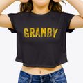 Granby Missouri Timeless Retro Women's Crop Top additional view 3