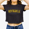 Rockdale Illinois Timeless Retro Women's Crop Top additional view 3
