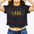 Lake Wisconsin Timeless Retro Women's Crop Top additional view 3