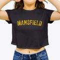 Mansfield Connecticut Timeless Retro Women's Crop Top additional view 3