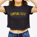 Empire City Oklahoma Timeless Retro Women's Crop Top additional view 3