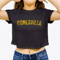 Conesville Ohio Timeless Retro Women's Crop Top additional view 3
