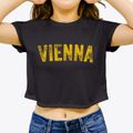 Vienna Virginia Timeless Retro Women's Crop Top additional view 3