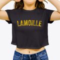Lamoille Nevada Timeless Retro Women's Crop Top additional view 3