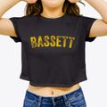 Bassett Iowa Timeless Retro Women's Crop Top additional view 3