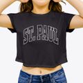 St. Paul Virginia Trendy Block Women's Crop Top additional view 3