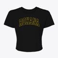 Roxana Illinois Trendy Block Women's Crop Top additional view 1