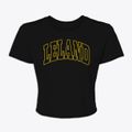 Leland Illinois Trendy Block Women's Crop Top additional view 1