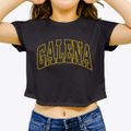 Galena Ohio Trendy Block Women's Crop Top additional view 3
