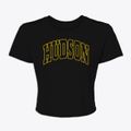 Hudson Massachusetts Trendy Block Women's Crop Top additional view 1