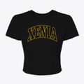 Xenia Illinois Trendy Block Women's Crop Top additional view 1