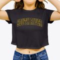 South River New Jersey Trendy Block Women's Crop Top additional view 3