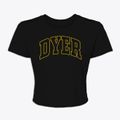 Dyer Nevada Trendy Block Women's Crop Top additional product view 1
