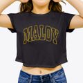 Maloy Iowa Trendy Block Women's Crop Top additional view 3