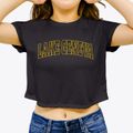 Lake Geneva Wisconsin Trendy Block Women's Crop Top additional view 3