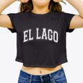 El Lago Texas Varsity Women's Crop Top additional view 3
