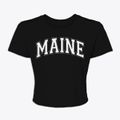 Maine Wisconsin Varsity Women's Crop Top additional view 1