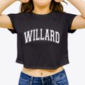 Willard Utah Varsity Women's Crop Top additional product view 3