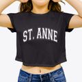 St. Anne Illinois Varsity Women's Crop Top additional view 3