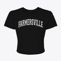 Farmersville New York Varsity Women's Crop Top additional view 1