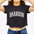 Brandon Mississippi Varsity Women's Crop Top additional view 3