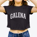 Galena Ohio Varsity Women's Crop Top additional product view 3