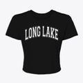 Long Lake Wisconsin Varsity Women's Crop Top additional view 1
