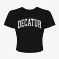 Decatur Nebraska Varsity Women's Crop Top additional view 1