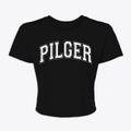 Pilger Nebraska Varsity Women's Crop Top additional product view 1