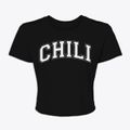 Chili Wisconsin Varsity Women's Crop Top additional view 1