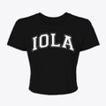 Iola Pennsylvania Varsity Women's Crop Top additional view 1