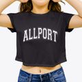 Allport Arkansas Varsity Women's Crop Top additional view 3