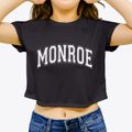 Monroe Ohio Varsity Women's Crop Top additional product view 3