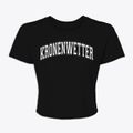 Kronenwetter Wisconsin Varsity Women's Crop Top additional view 1