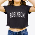 Robinson Illinois Varsity Women's Crop Top additional product view 3