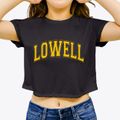 Lowell Michigan Varsity Women's Crop Top additional view 3