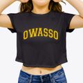 Owasso Oklahoma Varsity Women's Crop Top additional view 3