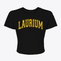 Laurium Michigan Varsity Women's Crop Top additional view 1