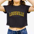 Louisville Kentucky Varsity Women's Crop Top additional view 3