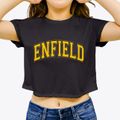 Enfield Maine Varsity Women's Crop Top additional view 3