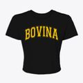 Bovina Wisconsin Varsity Women's Crop Top additional view 1