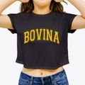 Bovina Wisconsin Varsity Women's Crop Top additional view 3
