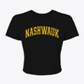 Nashwauk Minnesota Varsity Women's Crop Top additional view 1