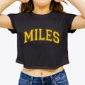 Miles Texas Varsity Women's Crop Top additional view 3