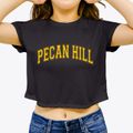 Pecan Hill Texas Varsity Women's Crop Top additional view 3